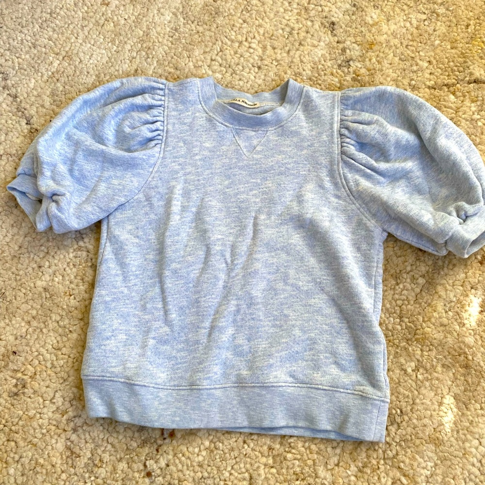 Ulla Johnson puff short sleeve sweatshirt in XS
